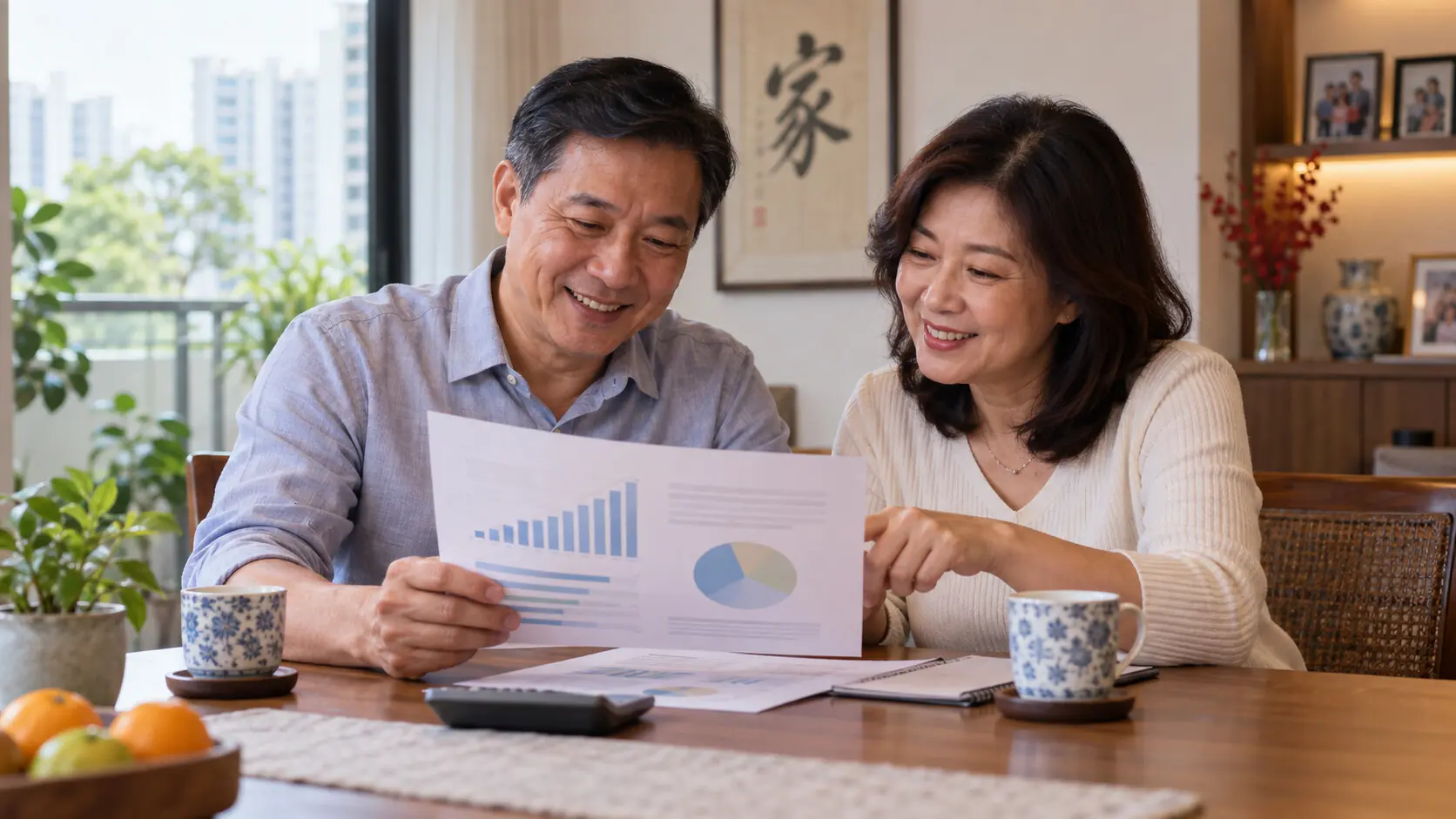 Couple planning retirement with WillsPlus